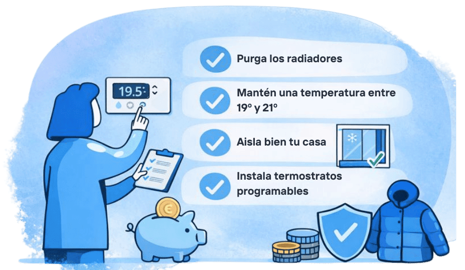 Cómo ahorrar en calefacción