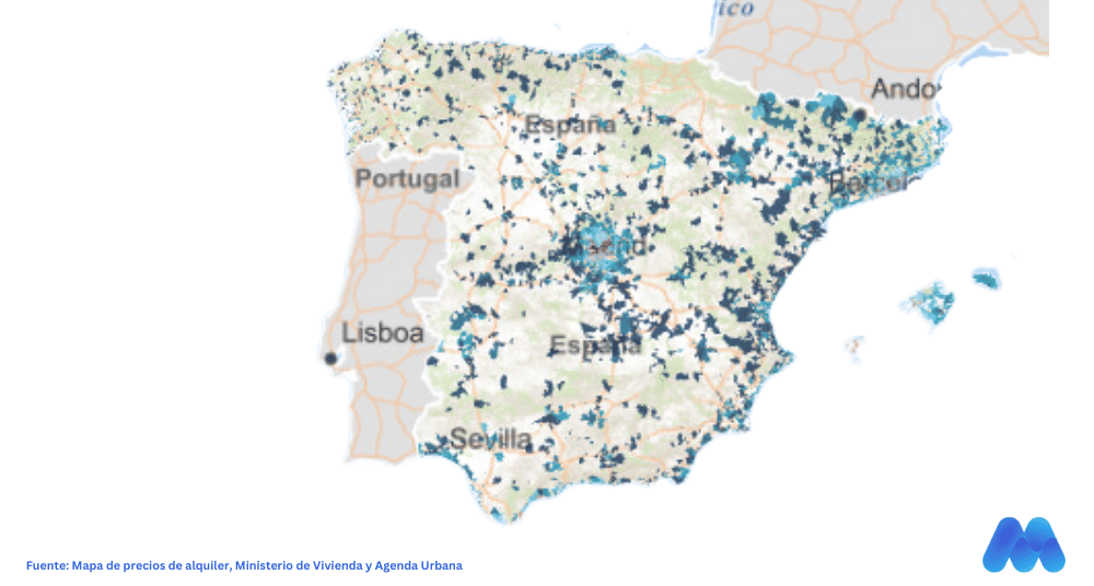 Precios de alquiler en España